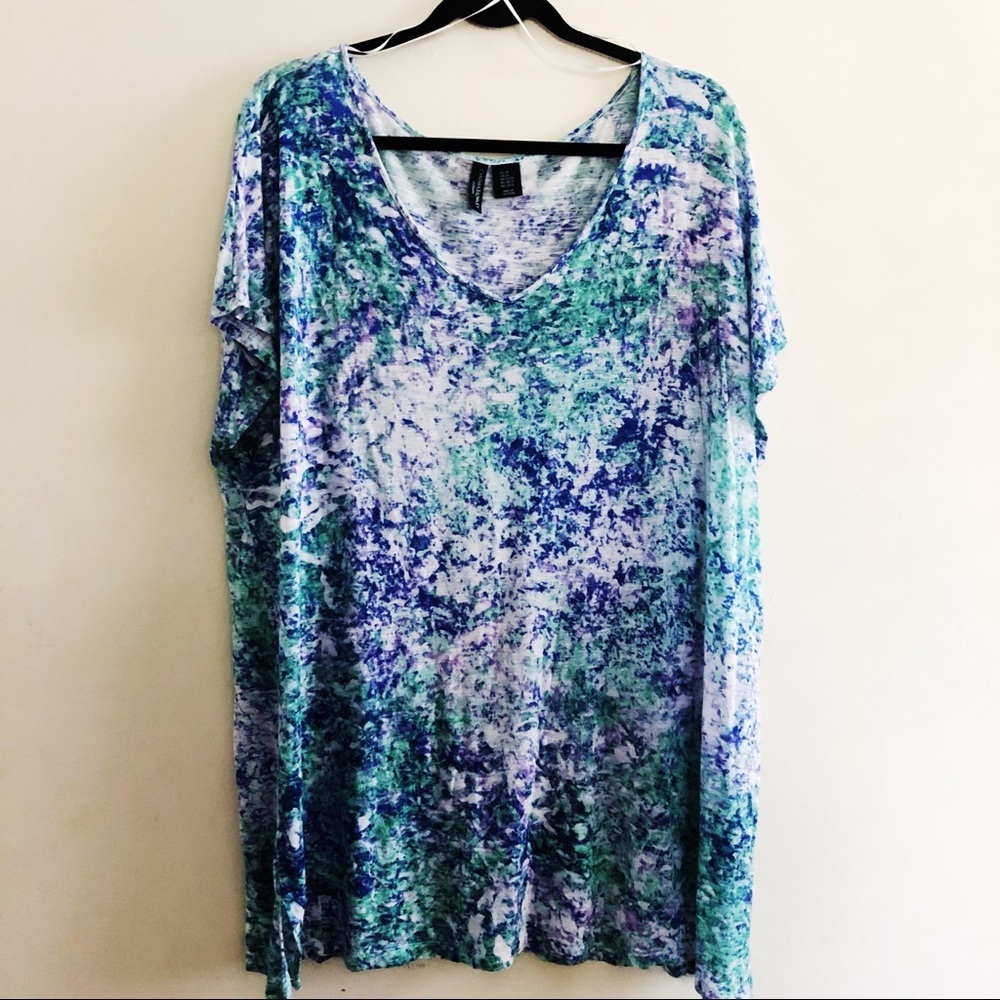 Cynthia Rowley Jackson Pollock Top - Picture 2 of 6